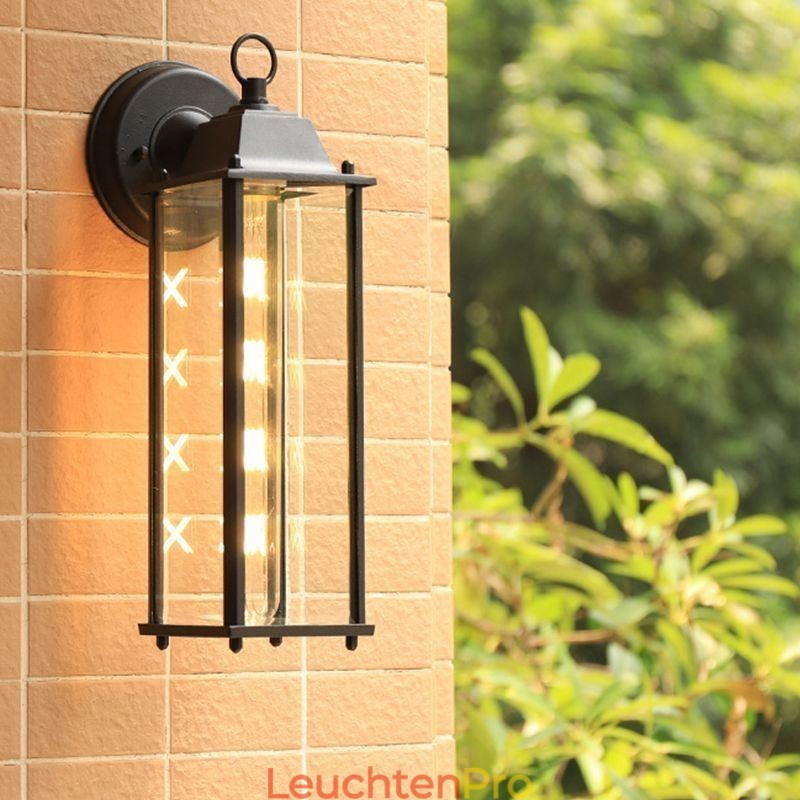 European Outdoor Wandleuchte Wasserdichte Quadratische Spalte Wand Licht Hof Garten Balkon