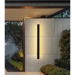 Outdoor Lange Moderne Zeitgenössische Wand Lampe Wandleuchte Wand Licht IP 44 für Veranda Terrasse Garten