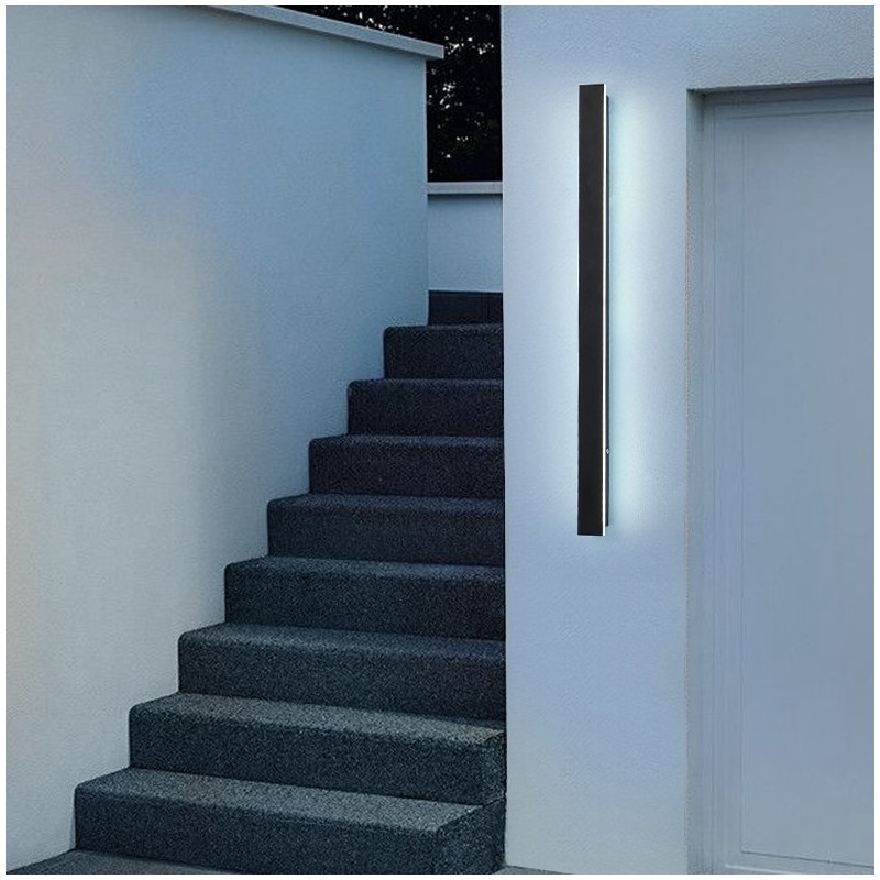 Outdoor Lange Moderne Zeitgenössische Wand Lampe Wandleuchte Wand Licht IP 44 für Veranda Terrasse Garten