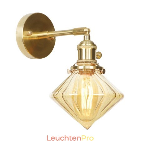 Moderne Wandleuchte mit Glasschirm Moderne Wandleuchte mit Glasschirm