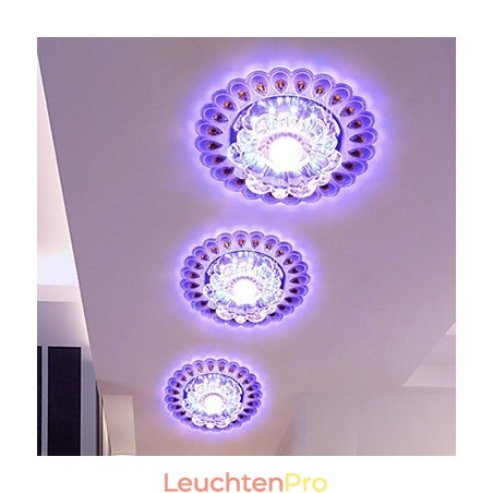 Kristall Deckenleuchte Spotlight SMD 3W Kreative Lampe Leuchtstoffröhre Bunte Farbe Dome Licht Kristall Deckenleuchte Spotlight SMD 3W Kreative Lampe Leuchtstoffröhre Bunte Farbe Dome Licht