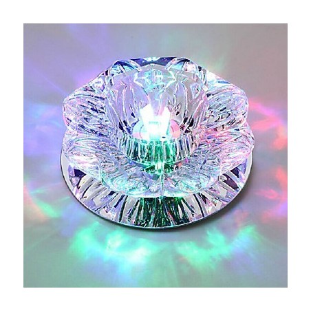 Kristall Deckenleuchte Spotlight SMD 3W Kreative Lampe Leuchtstoffröhre Bunte Farbe Dome Licht Kristall Deckenleuchte Spotlight SMD 3W Kreative Lampe Leuchtstoffröhre Bunte Farbe Dome Licht