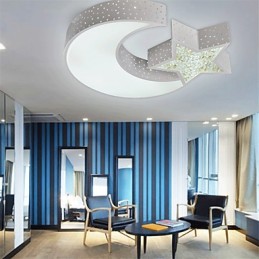 Deckenleuchte Modern Kontrahiertes Stern- und Mondmuster Metall