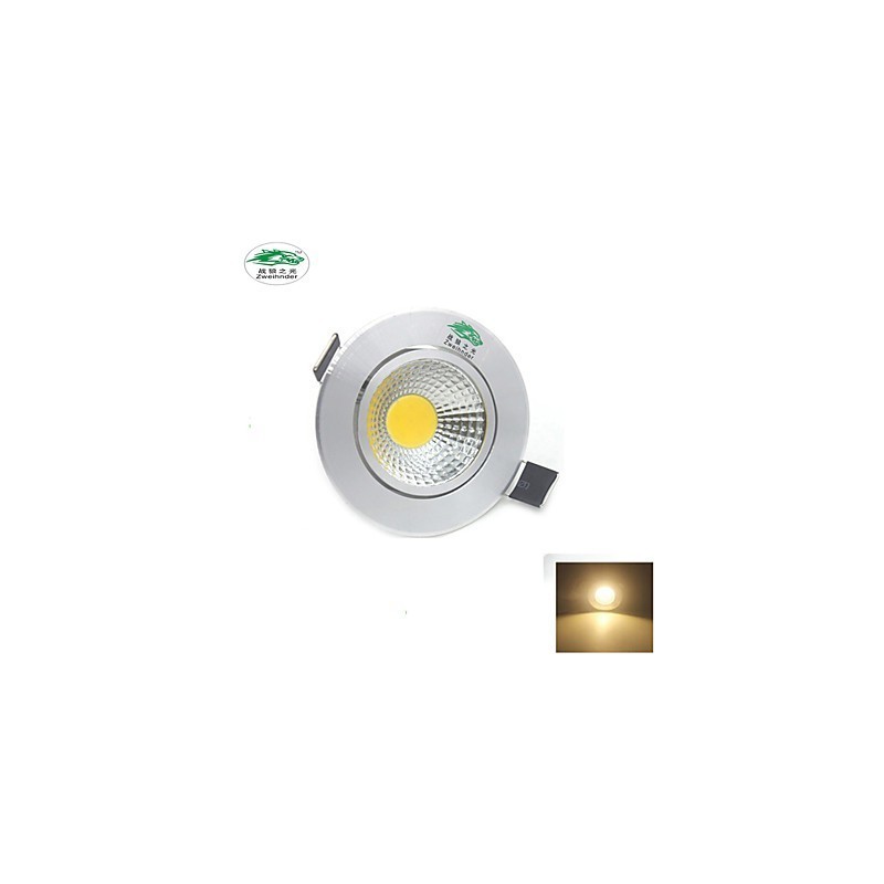 4PCS Zweihnder 3W 300Lm COB Deckenleuchte Downlight Warmweißes Licht