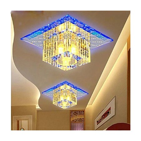 Mini Kristall Deckenleuchte Spotlight SMD 3W Kreative Lampe Leuchtstoffröhre Bunte Farbe Quadratische Kuppelleuchte Mini Kristall Deckenleuchte Spotlight SMD 3W Kreative Lampe Leuchtstoffröhre Bunte Farbe Quadratische Kuppelleuchte