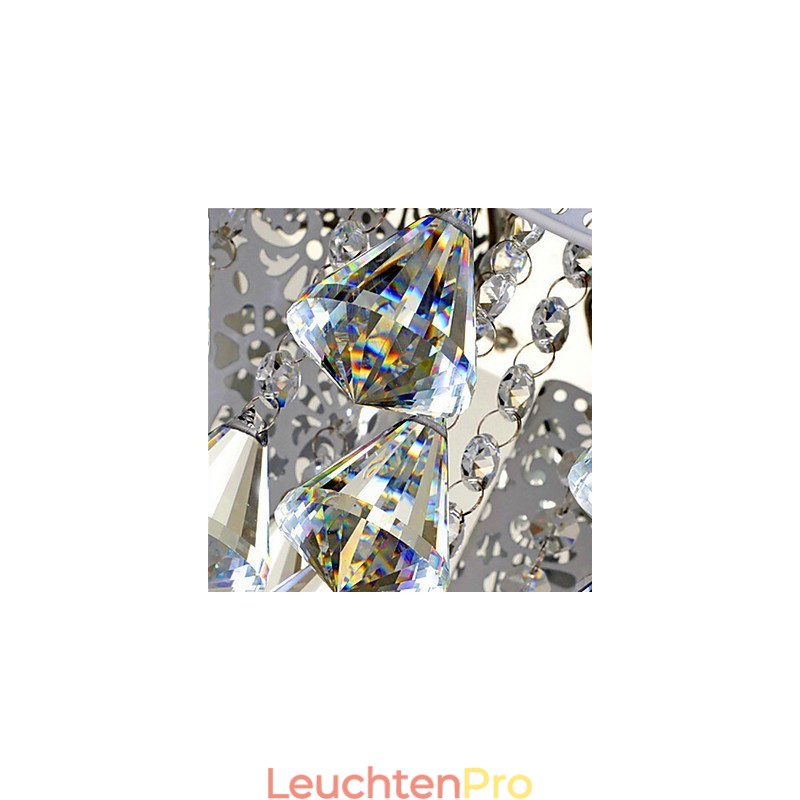 Flush Mount Crystal Modern Contemporary Metal