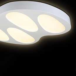Deckenleuchte ohne Polarlicht mit Fernbedienung, modern und zeitgenössisch