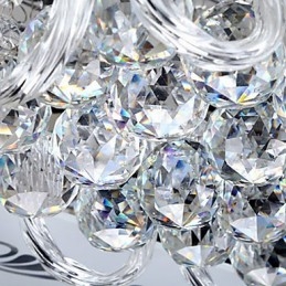 Deckenleuchte mit dreifarbiger Beleuchtung und Fernbedienung, modernes zeitgenössisches Glas