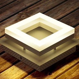 Moderne, zeitgenössische Deckenleuchte aus Acryl, 9 W
