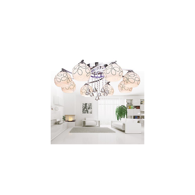 Kronleuchter Modern Crystal Living 8 Lichter