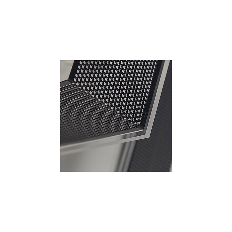 Moderne zeitgenössische Unterputzmontage aus verchromtem Metall