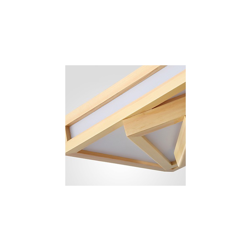 Moderne zeitgenössische Mini-Stil Malerei Holz Bambus Unterputz