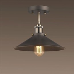 Vintage Mini Edison Deckenleuchte 1 Licht Metall Unterputzmontage