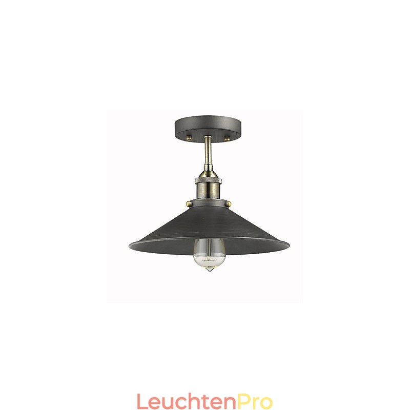 Vintage Mini Edison Deckenleuchte 1 Licht Metall Unterputzmontage