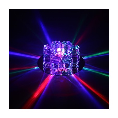 Moderne zeitgenössische Kristall-Unterputzleuchte