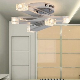 Moderne Deckenleuchte mit 6 Lichtern in schickem Design