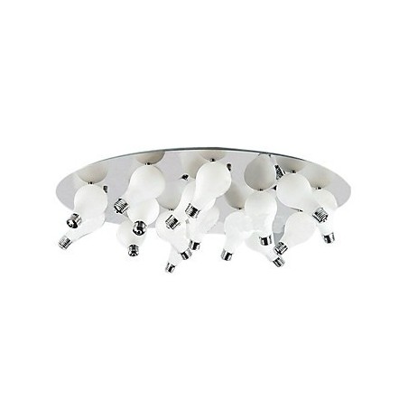 Moderne Deckenleuchte mit 12 Lichtern in runder Form (G4-Glühbirnensockel) Moderne Deckenleuchte mit 12 Lichtern in runder Form (G4-Glühbirnensockel)