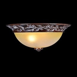 Deckenleuchte Weiß Gelb Glas Harz Silber Carving Europäischen Klassisch
