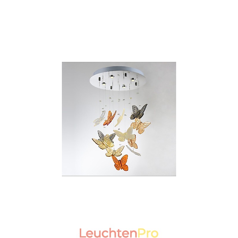 Kristalllampe Kreisförmige Schmetterlingskristalllampe 4