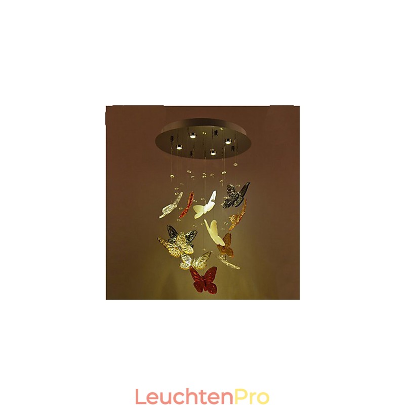 Kristalllampe Kreisförmige Schmetterlingskristalllampe 4