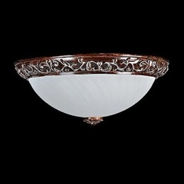 Deckenleuchte Glas Harz Silber Carving Europäischen Klassisch