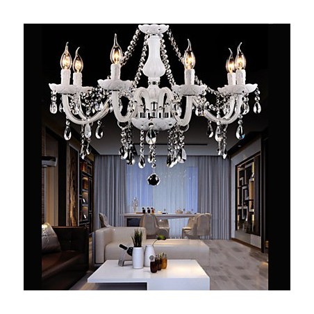 Kronleuchter Kristall Modern 6 Lichter Zeitgenössisches Glas Kronleuchter Kristall Modern 6 Lichter Zeitgenössisches Glas
