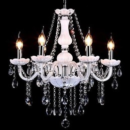 Kronleuchter Kristall Modern 6 Lichter Zeitgenössisches Glas