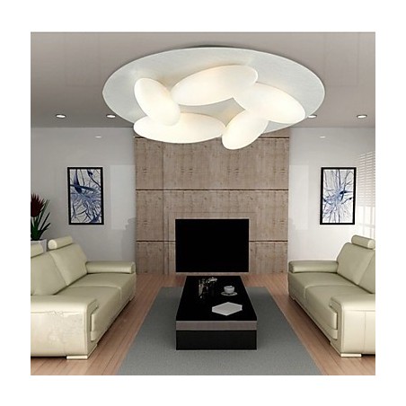 Moderne Deckenleuchte mit 5 Lichtern (G9-Glühbirnensockel) Moderne Deckenleuchte mit 5 Lichtern (G9-Glühbirnensockel)