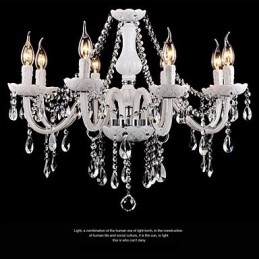 Kronleuchter Kristall Modern 8 Lichter Zeitgenössisches Glas