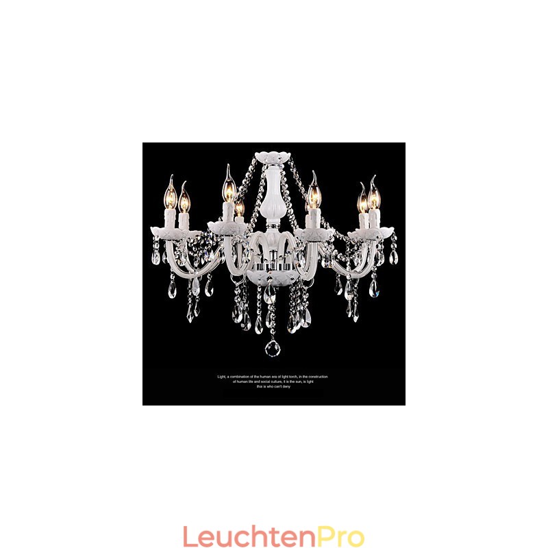 Kronleuchter Kristall Modern 8 Lichter Zeitgenössisches Glas