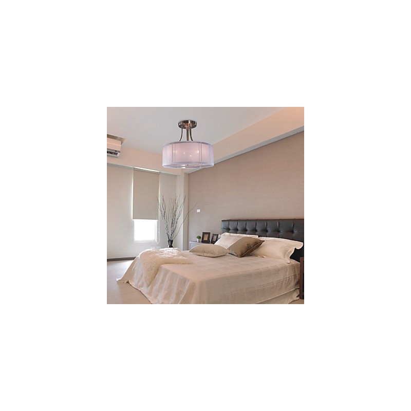 Moderne Deckenleuchte aus Acryl mit 3 Lichtern im Zylinderdesign