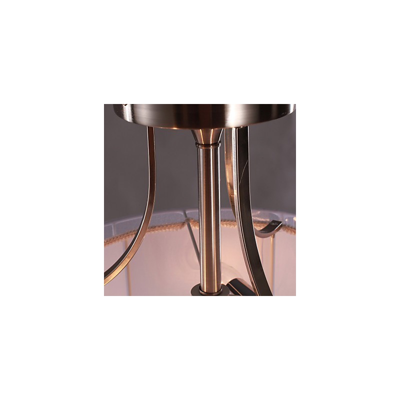 Moderne Deckenleuchte aus Acryl mit 3 Lichtern im Zylinderdesign