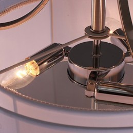 Moderne Deckenleuchte aus Acryl mit 3 Lichtern im Zylinderdesign