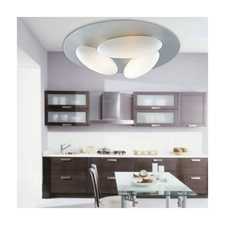 Nature Inspired Minimalist Ceiling Light With 3 Eggs Shade Nature Inspired Minimalist Ceiling Light With 3 Eggs Shade