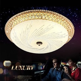 Moderne Luxus Kristall Licht Absorbieren Dome Licht SMD Doppel Farbe Durchmesser 50CM