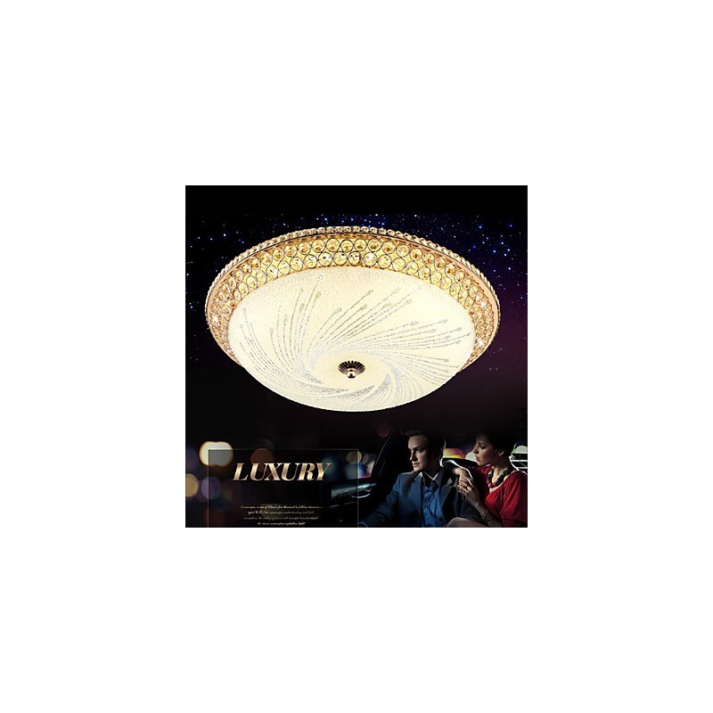Moderne Luxus Kristall Licht Absorbieren Dome Licht SMD Doppel Farbe Durchmesser 50CM