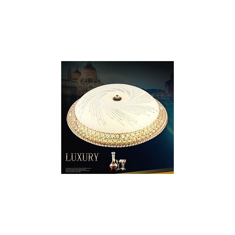 Moderne Luxus Kristall Licht Absorbieren Dome Licht SMD Doppel Farbe Durchmesser 50CM