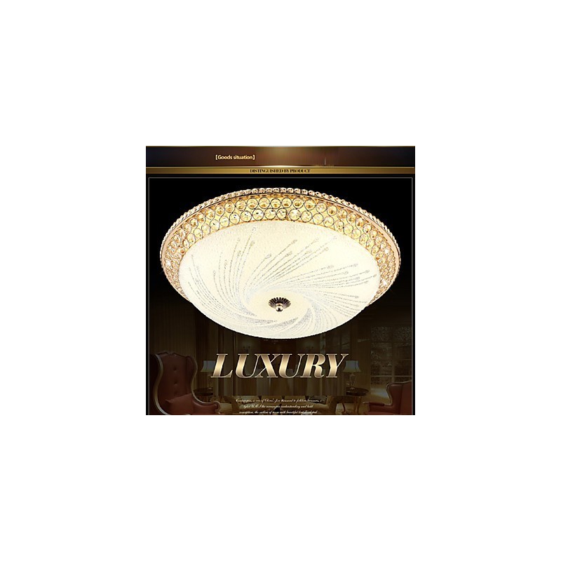 Moderne Luxus Kristall Licht Absorbieren Dome Licht SMD Doppel Farbe Durchmesser 50CM
