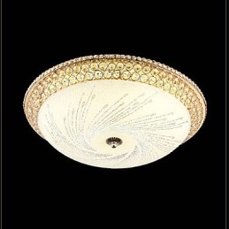 Moderne Luxus Kristall Licht Absorbieren Dome Licht SMD Doppel Farbe Durchmesser 50CM