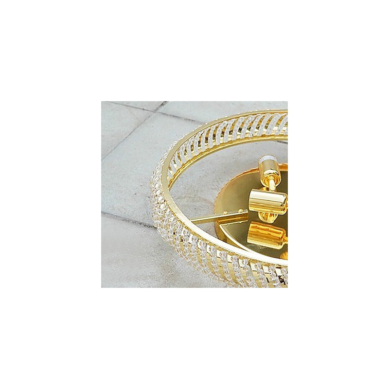 Luxuriöse Deckenleuchte mit 4 Lichtern in Gold
