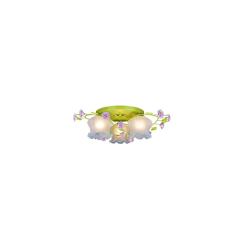 Kreative Lampe Lampe Warm Garden Rose Drei einfache Deckenlampen