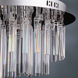 Moderner Kristall-Kronleuchter mit 12 Lichtern