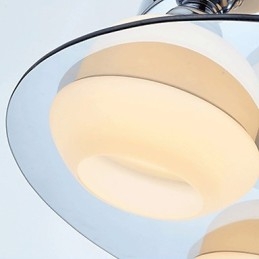 Moderne Deckenleuchte Unterputz 5 Lichter Zeitgenössisches Metall