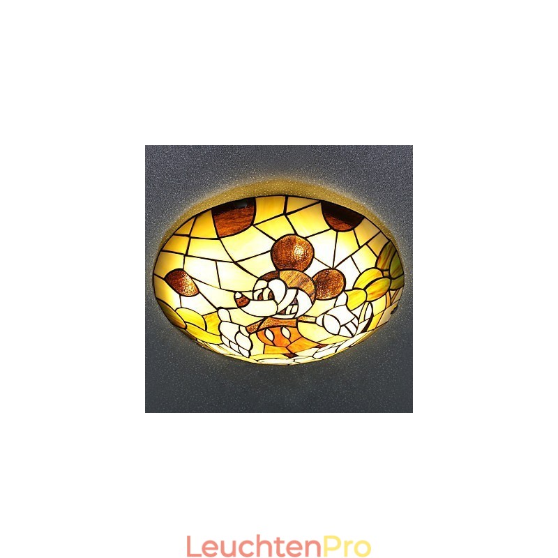Die mediterrane Kuppelleuchte Süße Kinder Mickey Mouse Kuppelleuchte 40 cm im Durchmesser