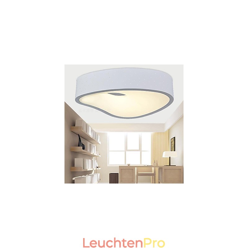 Pendelleuchten 1 Licht Modernes weißes Metall und Acryl
