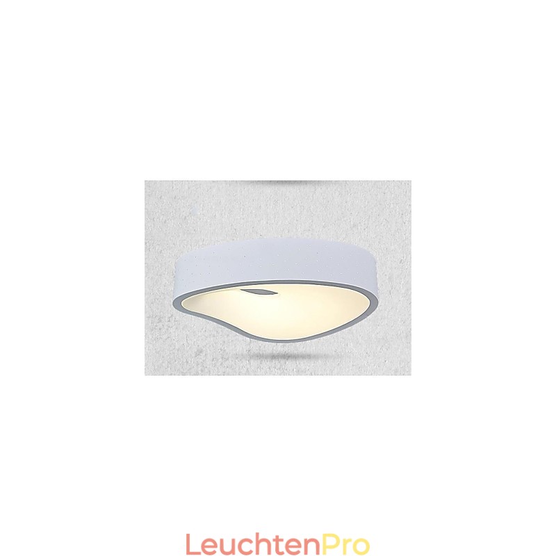 Pendelleuchten 1 Licht Modernes weißes Metall und Acryl