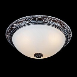 Deckenleuchte Glas Harz Silber Carving Retro Europäischen Klassischen