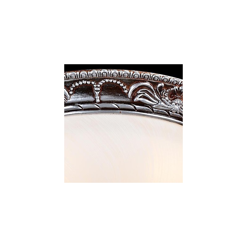 Deckenleuchte Glas Harz Silber Carving Retro Europäischen Klassischen