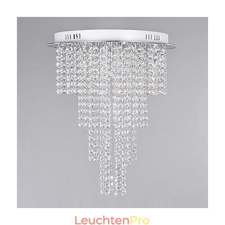 Kristall Deckenleuchte 8 Licht Moderne Metall Galvanisierung Kristall Deckenleuchte 8 Licht Moderne Metall Galvanisierung