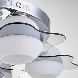 Moderne Deckenleuchte Unterputz 3 Lichter Zeitgenössisches Metall